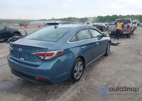 2016 Hyundai Sonata Hybrid Limited from USA, damaged, VIN KMHE34L12GA016984